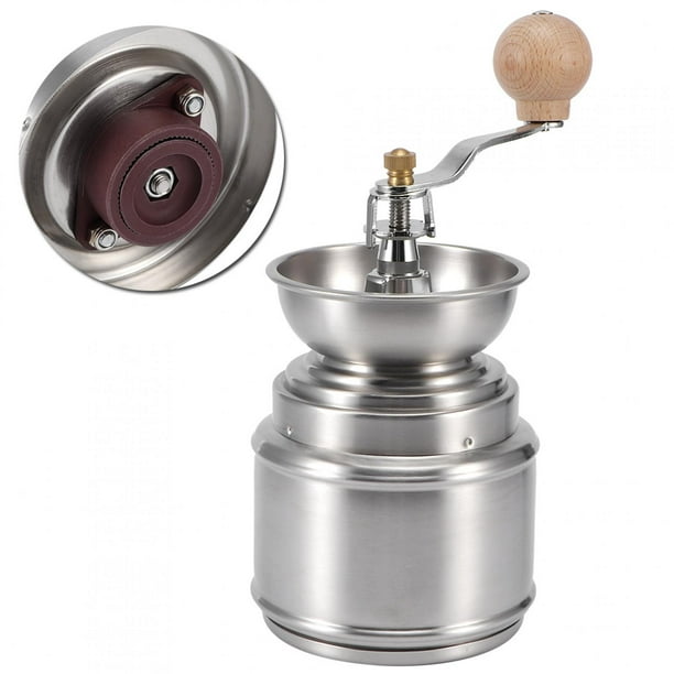 Molinillo De Pimienta Plateado, Molinillo De Café Duradero, Acero Inoxidable Para Cocina Vainilla