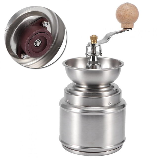 Molinillo De Pimienta Plateado, Molinillo De Café Duradero, Acero Inoxidable Para Cocina Vainilla