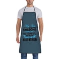 thumbnail image 5 of Dad Apron, Best Fathers Day Gift for Dad, Grandpa, Husband, Best Dad Ever Gifts, Waterproof Grilling Apron with Pockets, Durable Chef Bib for Cooking, Workshop, Gardening, Baking, Mens BBQ Apron, 5 of 9