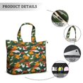 thumbnail image 2 of 22 Inch Oversized Travel Bag Lightweight Canvas Weekender Duffel with Multi Pockets, Camouflage Print, 2 of 5