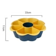 thumbnail image 2 of Rotating Drain Basket Fruit Vegetable Plate Snack Tray Hot Pot Storage Platter For Home Kitchen(Dark Green 7 Grids), 2 of 6