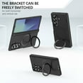 thumbnail image 3 of Magnetic Case for Samsung Galaxy Z Fold 7 with 360 Kickstand & Ring Holder - Full-Body Shockproof Protective Cover with Built-in Screen Protector & Hinge Protection, Slim Fit, 3 of 10