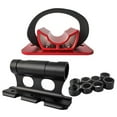 thumbnail image 2 of 2Pcs Bicycles Front Fork Mount Anti-corrosive Portable Automotive Bike Front Fast Release Heavy Duty Nylon Buckle Aluminium Alloy Rear Wheel Rack Carrier Red, 2 of 8