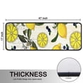 thumbnail image 5 of Kitchen Rugs Sets Of 2,Yellow Lemon Fruit Berries Beige Pattern Anti Fatigue Kitchen Mat Rugs Non Slip Washable,Decorative Kitchen Floor Mats for Kitchen,Sink,Laundry,17"x47"+17"x47", 5 of 5