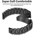 thumbnail image 3 of Compatible with Fitbit Sense/Sense 2/Versa 3/Versa 4 Watch Bands for Women Men Stainless Steel Metal Replacement Watch Strap, 3 of 11