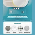 thumbnail image 4 of Wall-mounted Cosmetic Display Case Storage Box Makeup Organizer with Mirror Makeup Organizer for Bathroom, 4 of 9