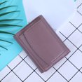 thumbnail image 2 of xinxixnxx Porte-Monnaie Pliable Porte-Monnaie Porte-Cartes Court Bloquant la Conception de Grande Capacité Portefeuilles Sac d'Argent Couleur de Haricots Rouges, 2 of 7