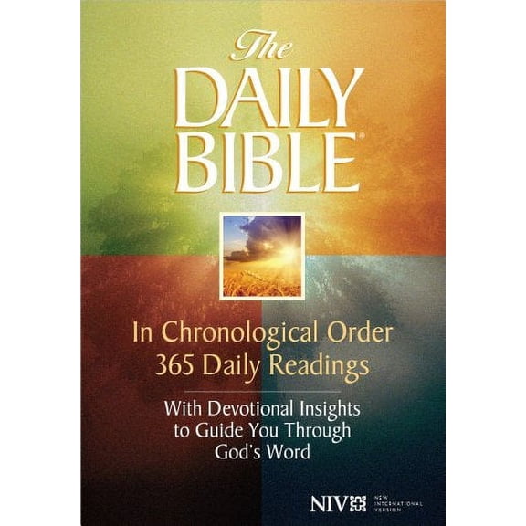 Pre-Owned Daily Bible-NIV: In Chronological Order 365 Daily Readings with Devotional Insights to Guide You Through God's Word (Hardcover) 0736944281 9780736944281