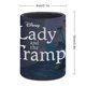 thumbnail image 2 of La Dama y el Vagabundo-theme Cylinder Pen Holder Pencil Organizer with Flannel Lining PVC Leather Material Cardboard Base for study work 10*8CM, 2 of 6