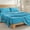 Blue, variant on Bedding Queen Size 4 Pieces Sheet Set, Includes 1 Fitted Sheet, 1 Flat Sheet and 2 Pillowcases, Soft and Breathable Cooling Bed Sheet Set with Deep Pocket, Grey