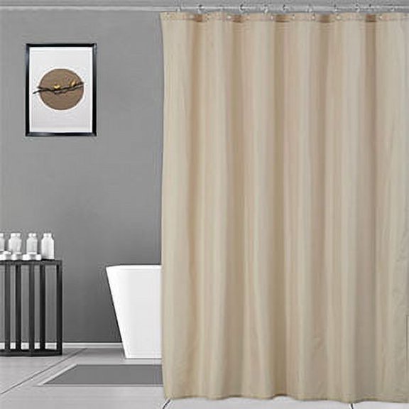 DSstyles Hotel Quality 100% Waterproof Fabric Shower Curtain Liner with Magnets for Bathroom