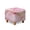Pink Marble Print, variant on SCRAWLGOD Pink Marble Print Stretch Ottoman Slipcover Square Folding Storage Stool Ottoman Cover Breathable Footstool Covers Slipcover Chair Covers for Living Room