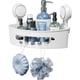 thumbnail image 1 of Shower Shelf - Load Capacity 10kg - Corner Suction Cup - 8.433cm - White 1pc, 1 of 5