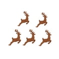 thumbnail image 5 of Wooden Reinder LED Wall Decor, Backlit Warm Light Christmas Deer WallArt Christmas Wall Hanging Ornament For Home Decoration(5Pcs), 5 of 8