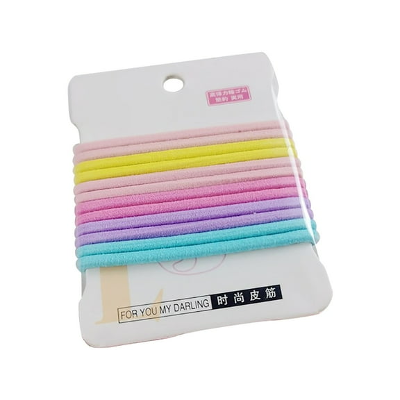 Thick Hair Ties Ponytail Holders Stretch Bands For Women Strong Hold Hair Accessories