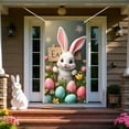 thumbnail image 3 of Easter Door Curtain Decorative Backdrop With Polyester Fabric, Holiday Pattern And Hanging Rope For Party Supplies Room Garden Wall Decoration 70.87X35.43X0.394In 0.308Lb, 3 of 6
