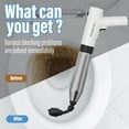 thumbnail image 4 of Toilet Plunger,Unclog In One Shot,Remover For Bathroom,Kitchen Pipes Clog,High  Air Plungers For Bathroom, 4 of 7