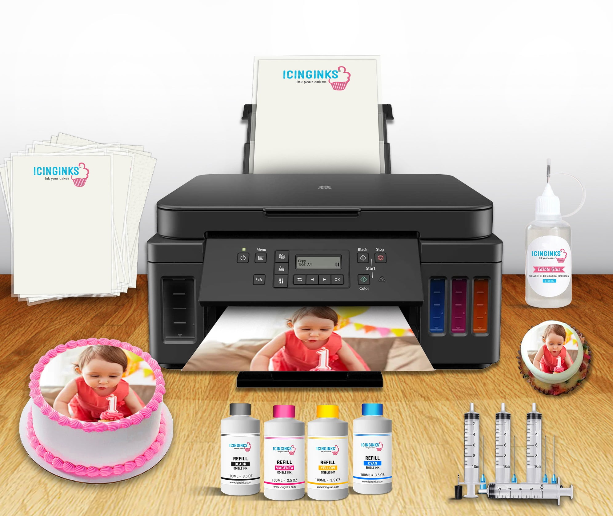 Buy ICINGINKS Bakery Pro Package Edible Printer WirelessScanner System