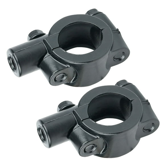 2pcs Bike Mirrors Mount Motorcycle Mirrors Clip Mirrors Mount Metal Brackets