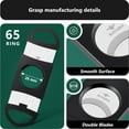 thumbnail image 3 of Cigar Cutter Set (10 Pack), Enlarged 65 Ring Fit Almost Cigars, Guillotine Double Blade, Cigar Accessories for Men, Plastic Smoking Accessories Tool, Portable Sharp Clean Cut - Black, 3 of 6