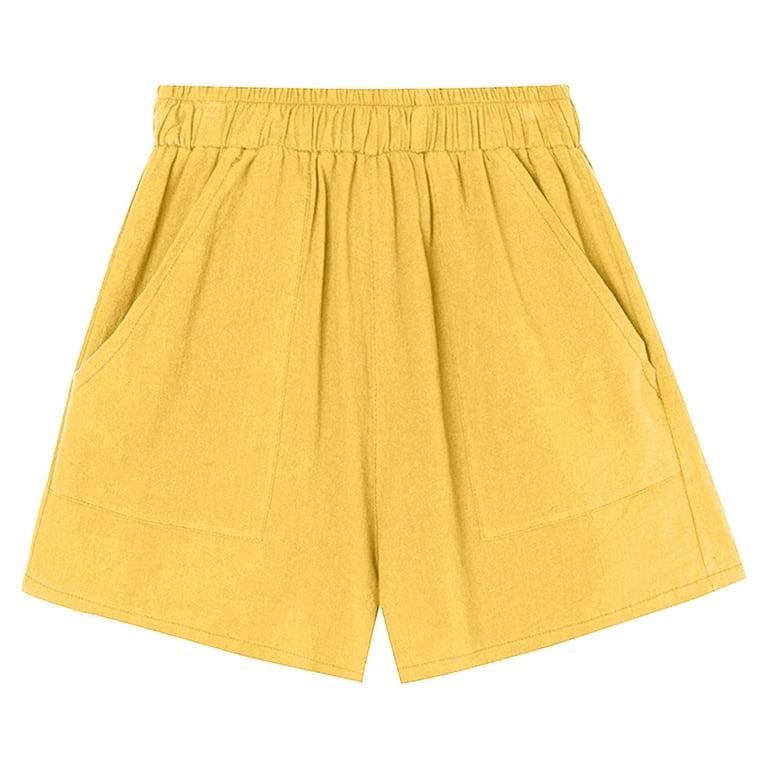 Yellow shorts walmart sale