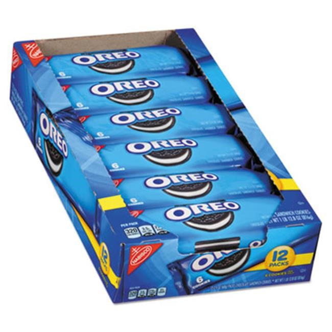 Nabisco 2.4 oz Oreo Cookies Single Serve Packs Chocolate Pack 12 Pack