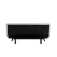 thumbnail image 4 of New Spec Furniture Urban Sofabed Upholstery Fabric With Wooden Legs In Beige, 4 of 5