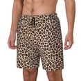 thumbnail image 2 of Balery Leopard Print-2 Mens Swim Trunks Swim Shorts for Men Quick Dry Inseam Beach Shorts with Compression Liner Pocket-X-Large, 2 of 9