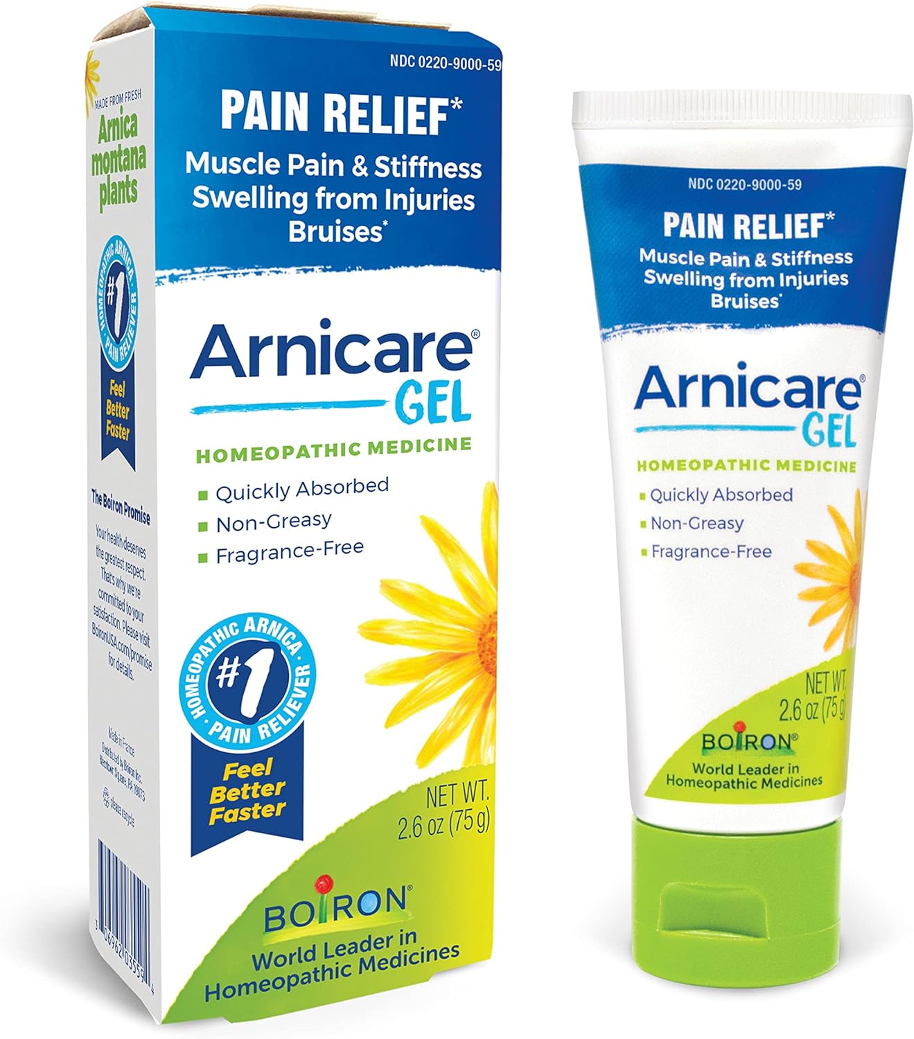 Boiron Arnicare Gel Soothing Relief of Joint Pain, Muscle Pain, Muscle Soreness, and Bruises, 2.6 oz - image 3 of 11