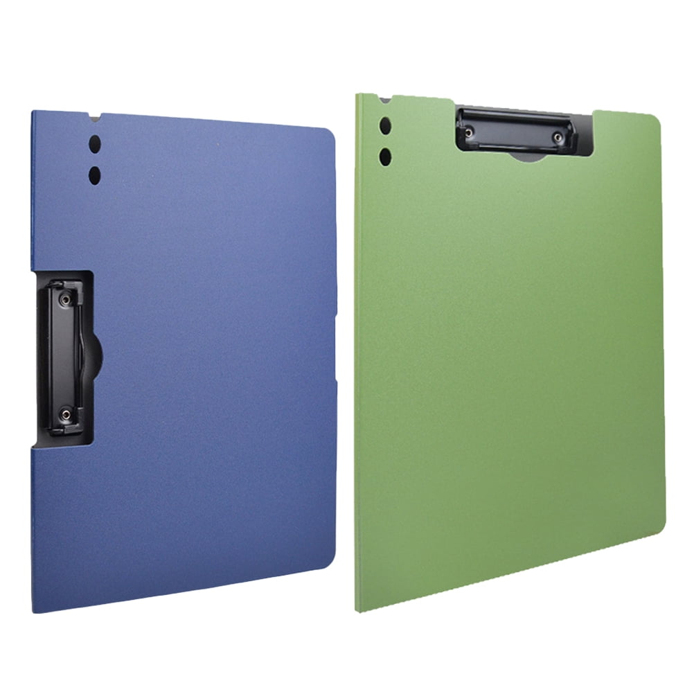 Toyandona File Folder Board Clip File Clip Boards Blue Foamed PP 2Pcs