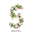 thumbnail image 3 of Easter Garland | 180cm Artificial Eucalyptus & Blue Flower Easter Floral Garland | Mantel, Table Runner & Front Door Easter Spring Decor | 70.87in, 3 of 6