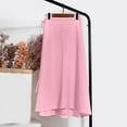thumbnail image 2 of Asymmetrical Skirts for Women High Waist Chiffon Midi Skirt Flowy A Line Skirt Casual Elegant Work Outfit, 2 of 3