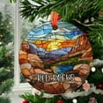 thumbnail image 2 of Red Rocks Christmas Ornament, Ceramic/Acrylic - Red Rocks Hawaii Travel Souvenir, Christmas Tree Ornament, Travel Keepsake 2025, Gift for Adventurers, 2025 Collector’s Piece, 2 of 5