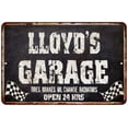 thumbnail image 1 of LLOYD'S Garage Black Grunge Sign 8x12 Decor Gift 208120005199, 1 of 1