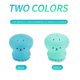 thumbnail image 2 of Silicone Octopus Cleansing Brush Massager Facial Scrub Deep Pore Treatment Exfoliator (Blue, Green), 2 of 4