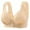 Beige, variant on Wdgfv Daisy Bras for Women Comfort Front Closure Underwire Support Bra for Women with Wicking Red 46