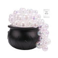 thumbnail image 5 of Dserhfy Glowing Witch's Cauldron Set DIY Light-Up Bubbling Cauldron Black Plastic Witch Bowl with Ball for Halloween Indoor Decoration, 5 of 8