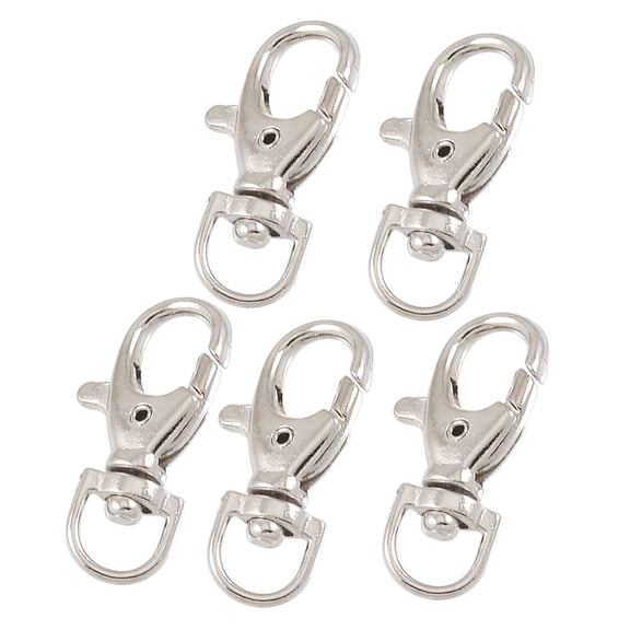 Unique Bargains Swivel Hook Trigger Lobster Snap Clasps Keys Holders 5pcs