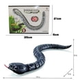thumbnail image 3 of Ounissouiy Juguete de serpiente RC Plaything Party Prop Baja potencia Multicolor Divertido Operación simple Juguetes de control que funcionan con Juguetes tipo 4, 3 of 6