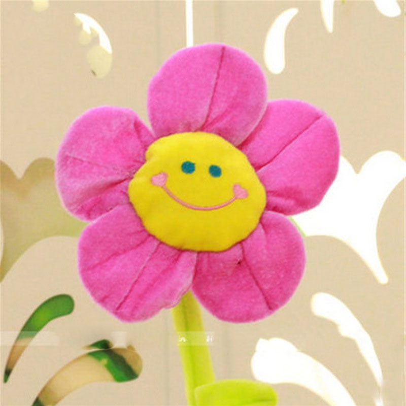 5Pcs Plush Flower Bendable Stems Colorful Stuffed Flowers Plush Toy Daisy  Rose Flower Bouquet Gift for Kids Girl Toddlers,16 Inch