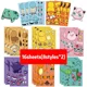 thumbnail image 3 of 8/16 hojas de pegatinas de rompecabezas de Pokémon Pikachu Make-a-Face Assemble Funny Lilo & Stitch Anime Decal DIY Cartoon Children Toy Gifts, 3 of 5