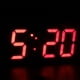 zanvin Digital Clock 3D LED Digital Clock Wall Déco Lumineux de la Table Électronique Adjastable de Mode de Nuit Clock Mur Clock Décoration Salle de Séjour LED Clock Cadeaux de Jour de la Mère jusqu'à 25% de Réduction, Rouge – image 1 sur 6