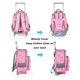 thumbnail image 4 of Mochila Rolling Tilami 45 cm con 2 ruedas para niños y niñas, 4 of 6