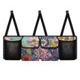 thumbnail image 2 of KUIFORTI Boho Car Trunk Organizer Oxford Cloth, Mandala Flower Car Storage Organizer (37.01"*11.8") Portable Car Storage Bag with 4 Pocekt, Hanging Car Organizer for SUV/MPV/Truck, Machine Washable, 2 of 6