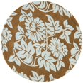 thumbnail image 4 of SAFAVIEH Soho Gavin Floral Wool Area Rug, Light Brown/Blue, 5' x 8', 4 of 9