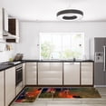 thumbnail image 4 of LUODU 2 Piece Non Slip Kitchen Mat Runner Rug Set Doormat Happy Door Mats Backing Carpet Indoor Floor Mat, 4 of 5