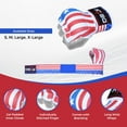 thumbnail image 3 of Defy Sports Gel Padded Fitness Gloves - Ideal for Men & Women, MMA, Muay Thai, Boxing Fight, Flag, S, 3 of 5