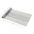 thumbnail image 3 of Maison Concepts Vinyl Table Runner 54" Diamond Band Silver - Set of 2, 3 of 3