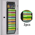 thumbnail image 2 of Over the Door File Organizer, Hanging File Folders Wall Organizer with 10 Large Pockets for Papers, Charts, Mails, Magazine, Office and Back To School Supplies Storage and Organization (Black), 2 of 8