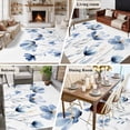 thumbnail image 5 of 6'x9' Area Rugs, Blue Spring Floral Indoor Outdoor Area Rug for Living Room Bedroom, Watercolor Botanical Summer Flower Washable Bathroom Rugs Kitchen Floor Carpet Mats Home Decor Aesthetic, 5 of 8